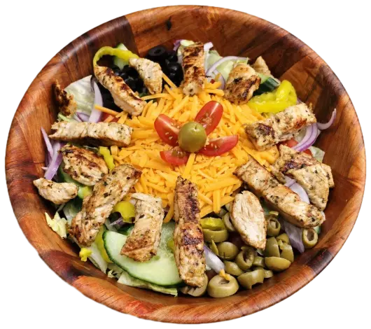 Greek salad from Alfredo's of Elkins